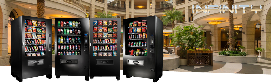 Seaga’s Infinity line of glass front vending machines are the most flexible solutions on the market for any location.