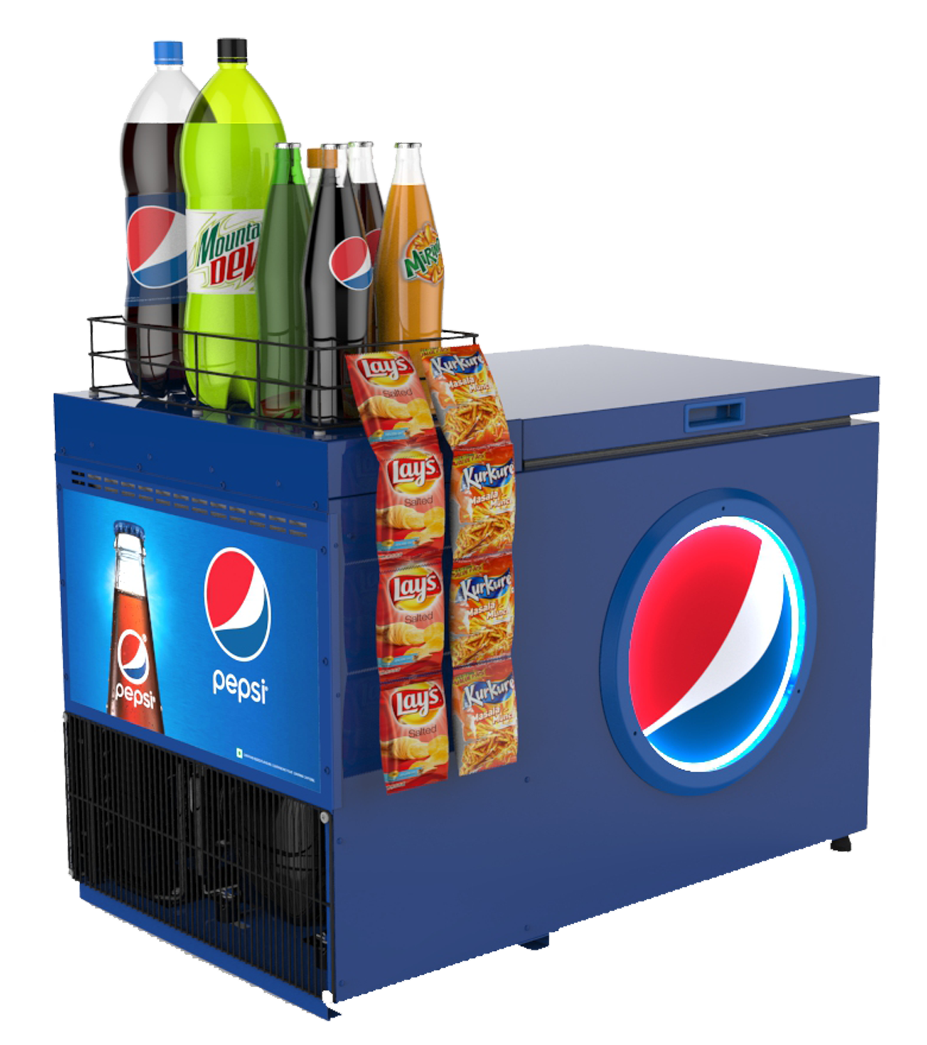 The Seaga Visi-Coolers is the ultimate solution in glass door refrigerated merchandising for worldwide brands including Pepsi, Coke, and 7Up
