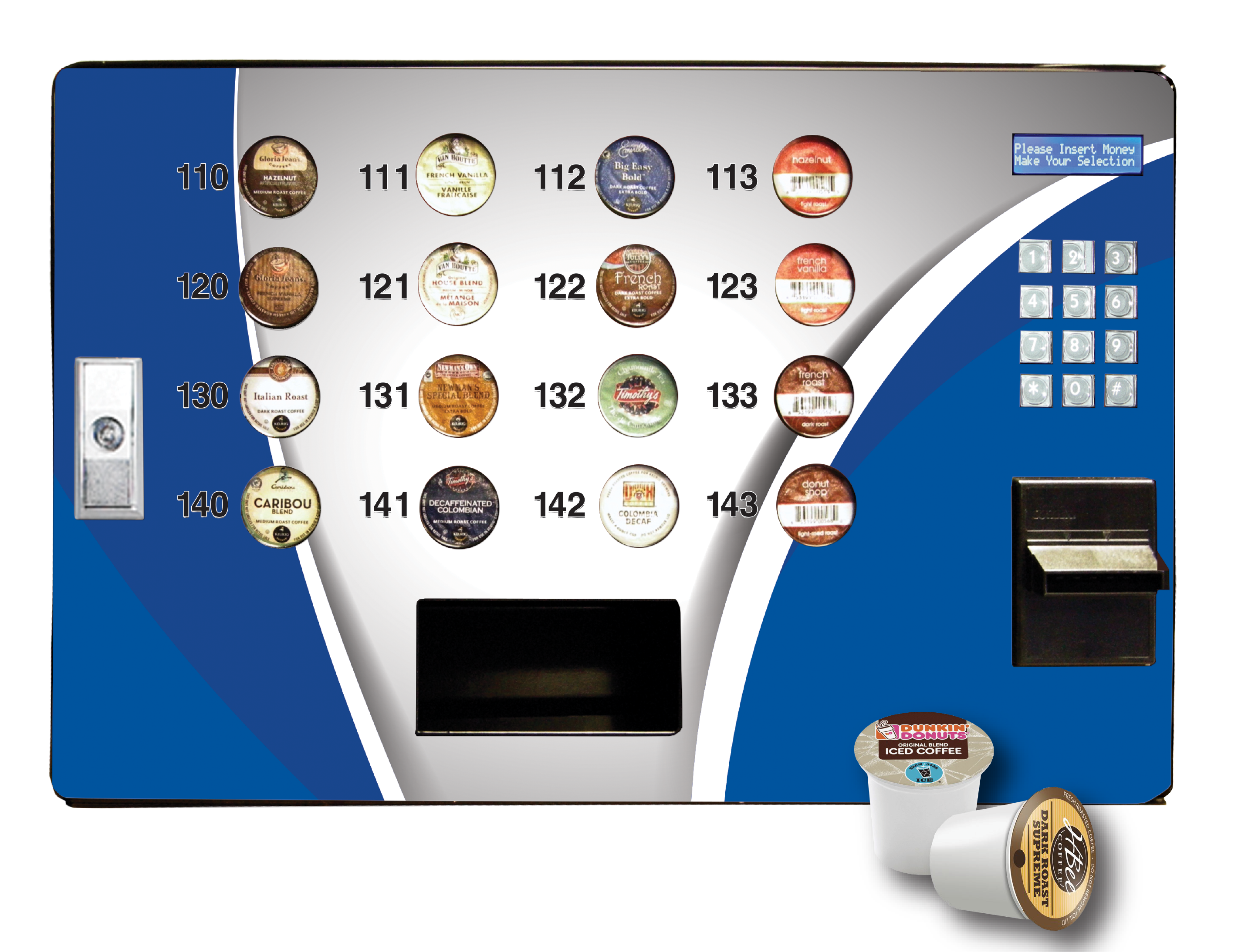 Seaga's Single Serve Coffee Station or SS16, is the most convenient machine in an office serving some popular brands including Keurig.