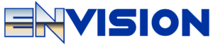 a blue and gold logo with the letter n