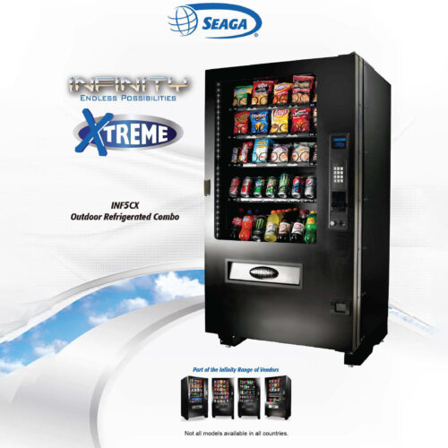 an advertisement for a vending machine