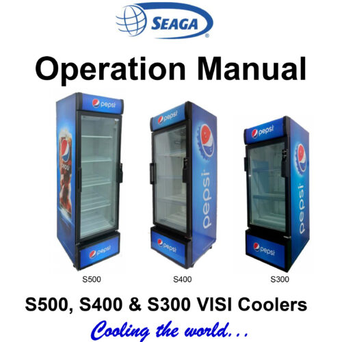 three different types of refrigerators with the words operation manual