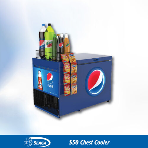 a pepsi cola machine with sodas and soft drinks